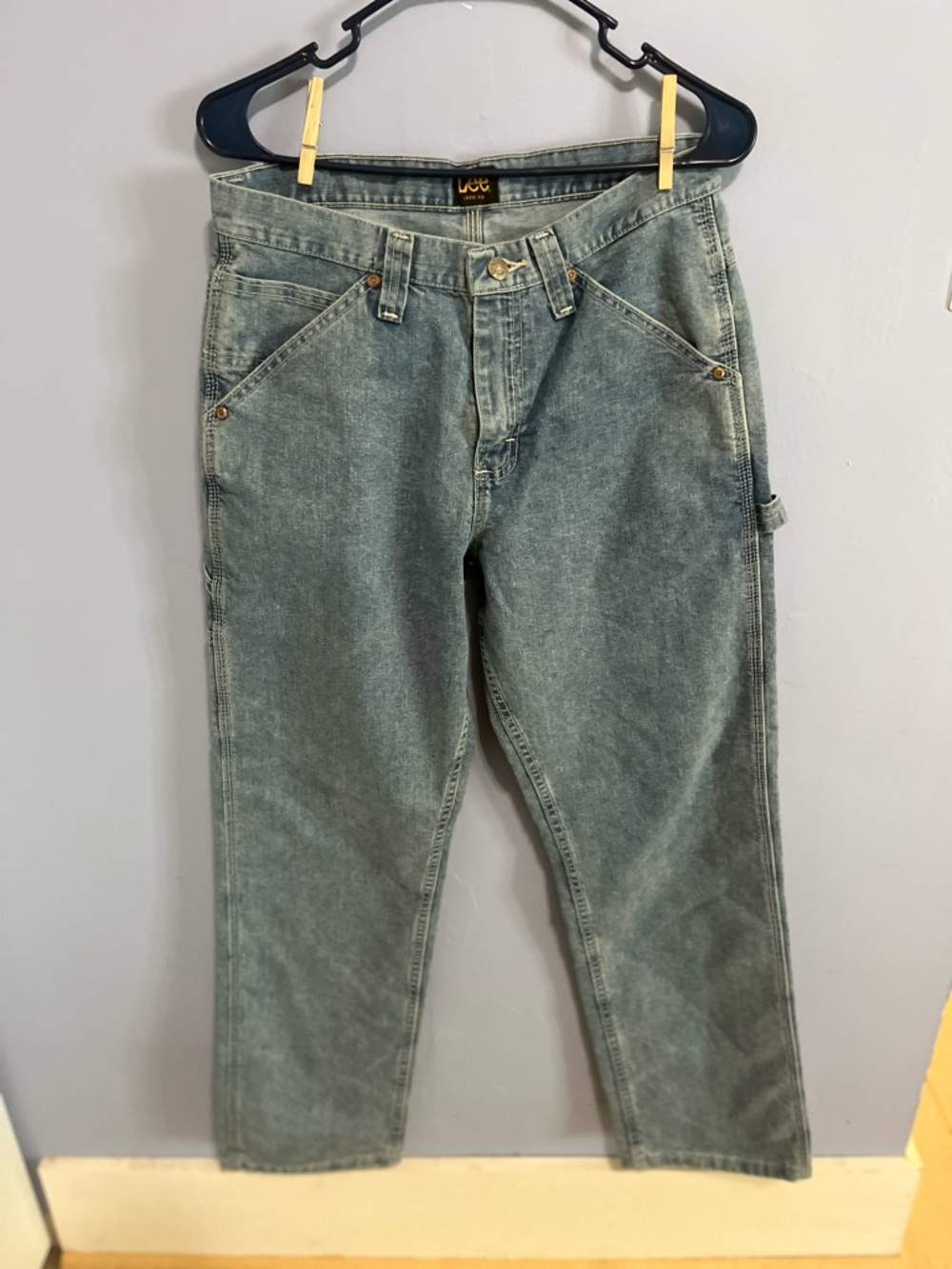 Lee Men  Washed  Relaxed Carpenter Jeans